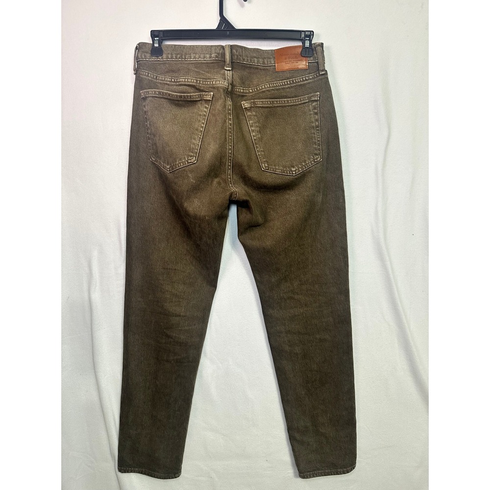 Abercrombie & Fitch 90s Slim‎ Brown Vintage Stretch Jeans Mens 31x30 131D0213 - Picture 6 of 11
